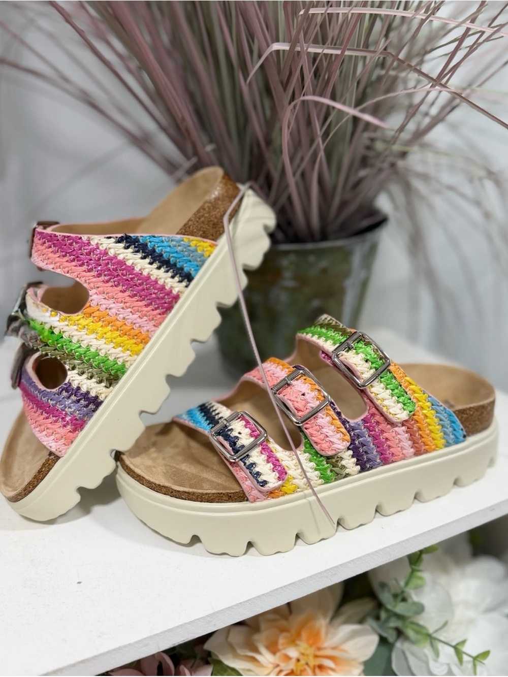 Hey Girl Corkys Multicolor Sandals - Picture 3 of 3